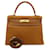 Hermès Marron Togo Kelly Retourne 28 Cuir Veau façon poulain  ref.1422198