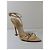 Saint Laurent Sandali New Nuit 110mm Beige Pelle - vista 2