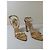 Saint Laurent Sandali New Nuit 110mm Beige Pelle - vista 4