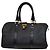 Borsa satchel Gianfranco Ferré in tela blu e pelle coccodrillo