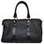 Borsa satchel Gianfranco Ferré in tela blu e pelle coccodrillo - vista 2