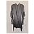 Vanessa Bruno Manga Asimétrica con Volantes en Seda Gris - vista 6