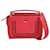 Fendi Dotcom Satchel Bag in Red Leather  ref.1422427