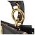 Borsa Mini Peekaboo Fendi in pelle marrone scuro - vista 10