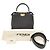 Borsa Mini Peekaboo Fendi in pelle marrone scuro - vista 11