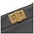 Borsa Mini Peekaboo Fendi in pelle marrone scuro - vista 12