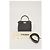 Borsa Mini Peekaboo Fendi in pelle marrone scuro - vista 23