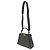 Borsa Mini Peekaboo Fendi in pelle marrone scuro - vista 3