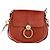 Bolso Small Tess Chloé en cuero y ante marrón
