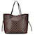 Bolso tote Louis Vuitton Damier Neverfull MM N51105 de cuero PVC marrón en muy buen estado Castaño Plástico  ref.1422452