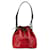 Louis Vuitton Petit Noe Leather Shoulder Bag M44172 in Good condition Red  ref.1422466