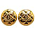 Chanel CC Clip On Earrings Metal Earrings in Good condition Golden  ref.1422470