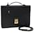 LOUIS VUITTON Epi Porta Documentos Bandoleira Pasta Preta M54467 Auth th4967 Preto Couro  ref.1422571