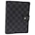 LOUIS VUITTON Agenda MM Damier Graphite Couverture Planificateur de Jour R20242 LV Auth 76446 Damier ebène  ref.1422573