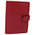 LOUIS VUITTON Epi Agenda PM Couverture de Planificateur de Jour Rouge R20057 LV Auth bs15141 Cuir  ref.1422583