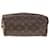 LOUIS VUITTON Monogram Trousse Patte Pression Cosmetic Pouch M47636 Auth 77423 Cloth  ref.1422616