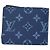 LOUIS VUITTON Monogram Portafoglio Slender Billfold Blu M82798 LV Auth 77435S Monogramma - vista 2