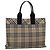 Bolso de mano de nylon beige Burberry Nova Check Blue Label Auth bs15174