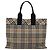Bolso de mano de nylon beige Burberry Nova Check Blue Label Auth bs15174 - vista 2