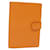 LOUIS VUITTON Epi Agenda PM Tagesplaner Cover Orange Mandarine R2005H Auth 77057 Grau Leder  ref.1422690