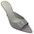 Autre Marque Gia Borghini Grey Patent Leather Slide Sandals  ref.1422837