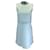 RED Valentino Light Blue Bow Detail Sleeveless Dress Cotton  ref.1422840