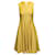 Yellow Christian Dior Sleeveless A-Line Dress Size US S Synthetic  ref.1422881