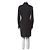 Diane Von Furstenberg Abito camicia vintage Emilio DvF con rouches Nero - vista 2