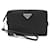 Bolso de tocador de lona de accesorio Prada Tessuto 1NS021R067F0002 en excelente estado Negro Lienzo  ref.1422951