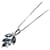 & Other Stories Platinum Pt900 Pt850 Sapphire 1.27ct Diamond Necklace in Excellent Condition Silvery Metal  ref.1422961