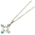 & Other Stories K18YG Yellow Gold Gemstone Diamond Necklace 39cm in Pristine Condition Golden Metal  ref.1422977