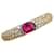 & Other Stories K18YG Yellow Gold Ruby 0.45ct Diamond 0.45ct Ring in Great Condition Golden Metal  ref.1422991