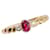 & Other Stories LuxUness 18K Ruby Diamond Ring  Metal Ring in Excellent condition Golden  ref.1423038