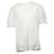 Helmut Lang Black Cut Hem T-Shirt in White Cotton  ref.1423351