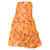 Vestido maxi estampado Baum Und Pferdgarten en viscosa rosa y amarilla Amarillo Fibra de celulosa  ref.1423358