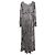 Ba&sh Santana Metallic Maxi Kleid aus mehrfarbigem Polyester