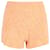 Autre Marque Rotate Birger Christensen High-Waist Knit Shorts in Orange Wool  ref.1423403