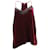 Autre Marque Cami NYC Lace Trim Camisole in Burgundy Velvet  Dark red  ref.1423413