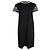 Vestido camiseta con logo de Kenzo impreso en algodón negro