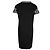 Vestido camiseta con logo de Kenzo impreso en algodón negro - vista 3