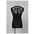 Top sem mangas Burberry Prorsum em seda preta - vista 8