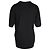 Camiseta de algodón negro con estampado gráfico de cara dorada de Acne Studios - vista 3