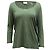 Top de manga larga Dries Van Noten en algodón verde