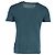 T-shirt girocollo Sandro Paris in lino verde - vista 3