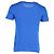 T-shirt a girocollo Sandro Paris in lino blu - vista 3
