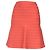Falda hasta la rodilla Herve Leger en rayón naranja