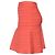 Falda hasta la rodilla Herve Leger en rayón naranja - vista 2
