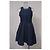 Vestido mini plisado sin mangas Maje en poliéster azul marino - vista 6
