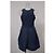Vestido mini plisado sin mangas Maje en poliéster azul marino - vista 8