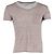 T-shirt a V Sandro Paris in lino marrone